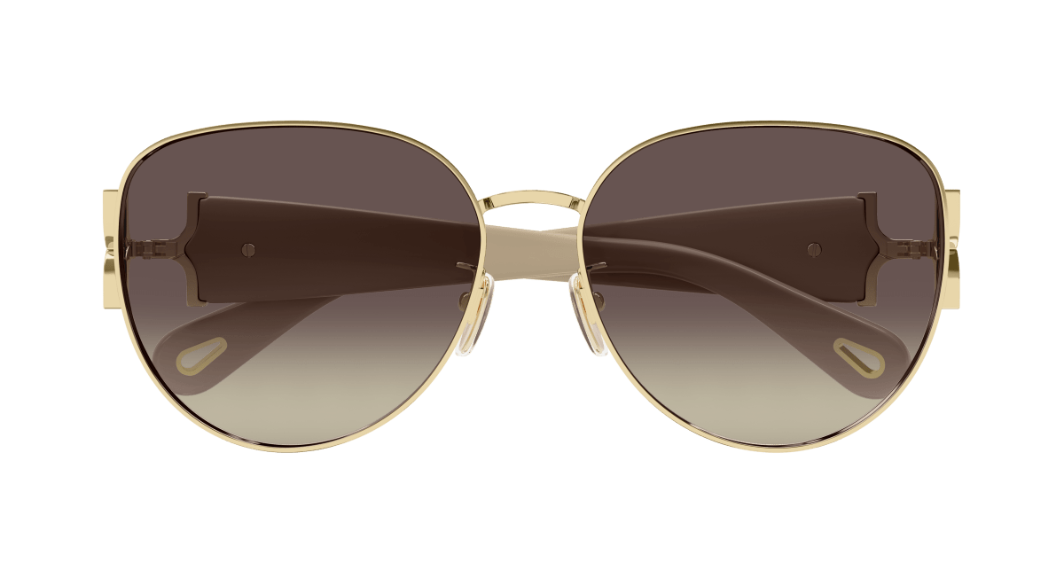 Chloé CH0261SK Gold/Brown, 61mm 889652514949