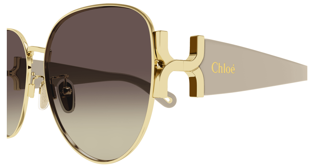 Chloé CH0261SK Gold/Brown, 61mm 889652514949