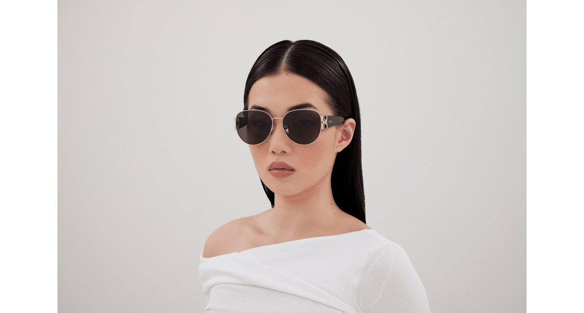Chloé CH0261SK Gold/Grey, 61mm 889652514925