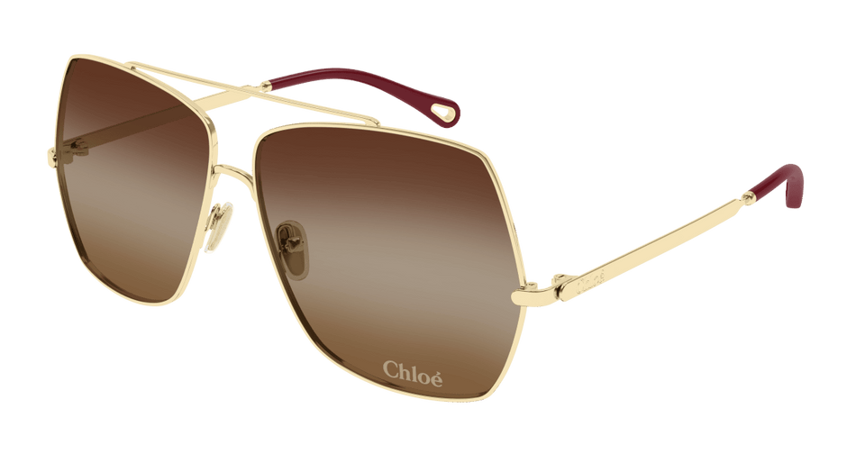 Chloé CH0278S Gold/Brown, 62mm 889652520193