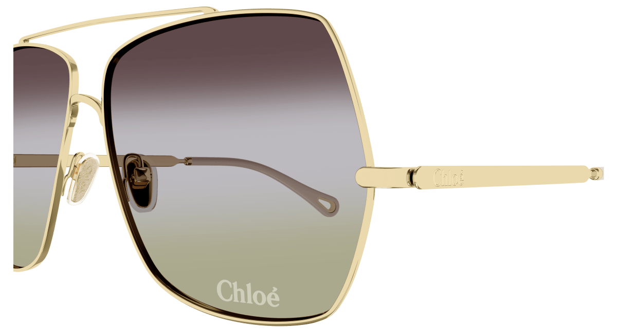 Chloé CH0278S Gold/Green, 62mm 889652520209