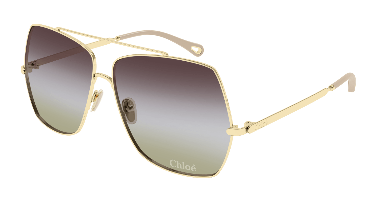 Chloé CH0278S Gold/Green, 62mm 889652520209