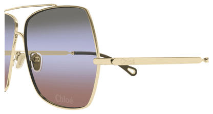 Chloé CH0278S Gold/Green, 62mm 889652563459