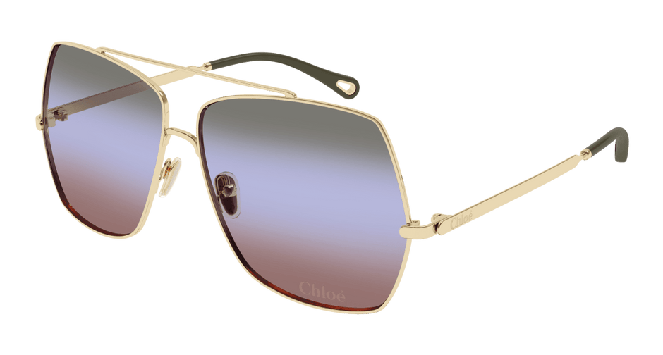 Chloé CH0278S Gold/Green, 62mm 889652563459