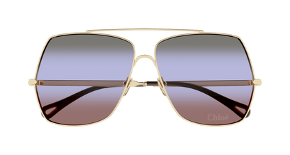 Chloé CH0278S Gold/Green, 62mm 889652563459