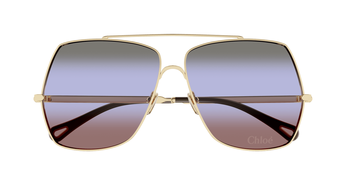 Chloé CH0278S Gold/Green, 62mm 889652563459