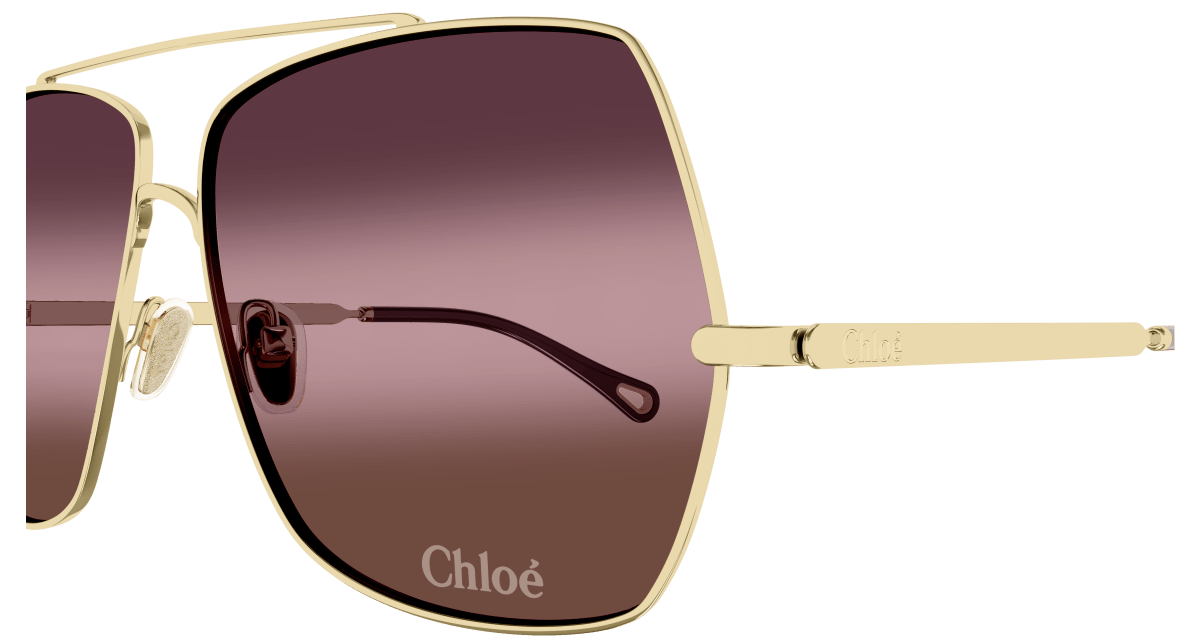 Chloé CH0278S Gold/Red, 62mm 889652523385