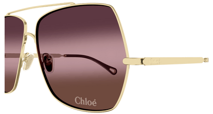Chloé CH0278S Gold/Red, 62mm 889652523385