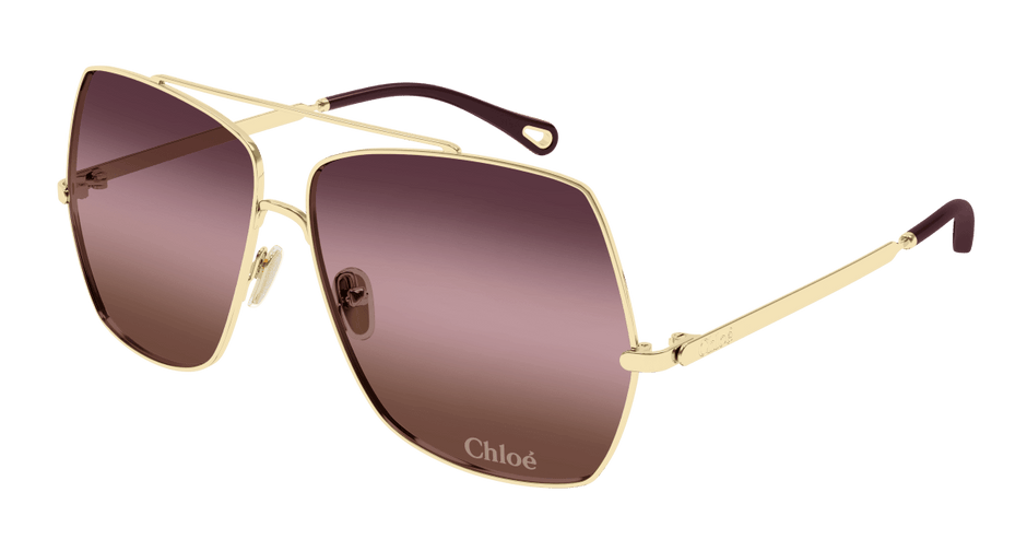 Chloé CH0278S Gold/Red, 62mm 889652523385