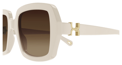 Chloé CH0301S Ivory/Brown 889652544151