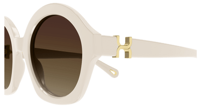 Chloé CH0302S Ivory/Brown 889652544205