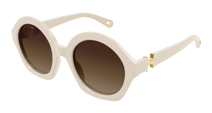 Chloé CH0302S Ivory/Brown 889652544205