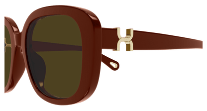 Chloé CH0303SK Burgundy/Brown 889652544267
