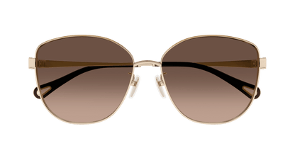 Chloé CH0306SK Gold/Brown, 59mm 889652544410
