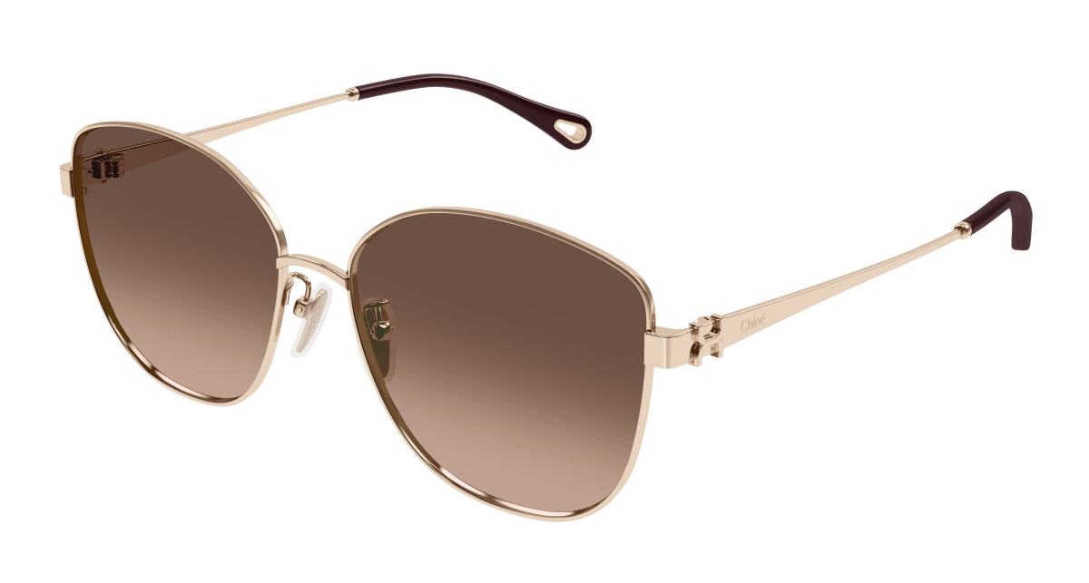 Chloé CH0306SK Gold/Brown, 59mm 889652544410