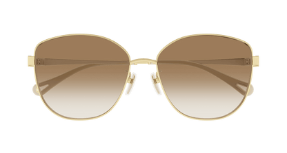 Chloé CH0306SK Gold/Brown, 59mm 889652544434