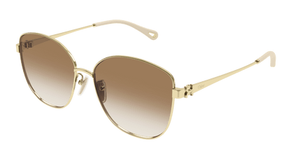 Chloé CH0306SK Gold/Brown, 59mm 889652544434