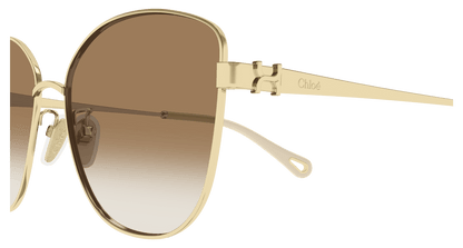 Chloé CH0306SK Gold/Brown, 59mm 889652544434