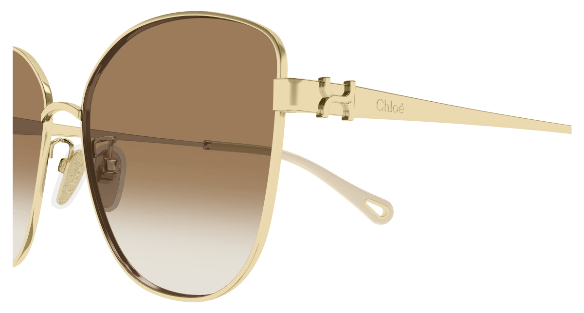 Chloé CH0306SK Gold/Brown, 59mm 889652544434