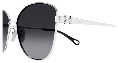 Chloé CH0306SK Silver/Grey, 59mm 889652544403