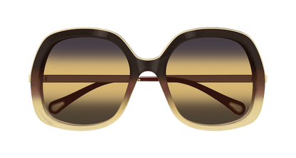 Chloé CH0327S Brown/Yellow 889652601304