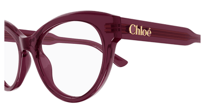 Chloé CH0342O Burgundy, 52mm 889652602486
