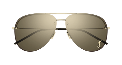 Gold Sunglasses Saint Laurent 889652058498