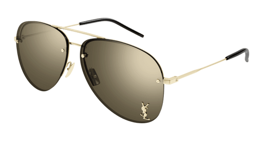 Gold Sunglasses Saint Laurent 889652058498