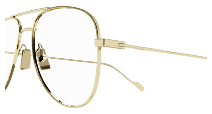 Gold Eyeglasses Saint Laurent 889652376653