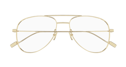 Gold Eyeglasses Saint Laurent 889652376653