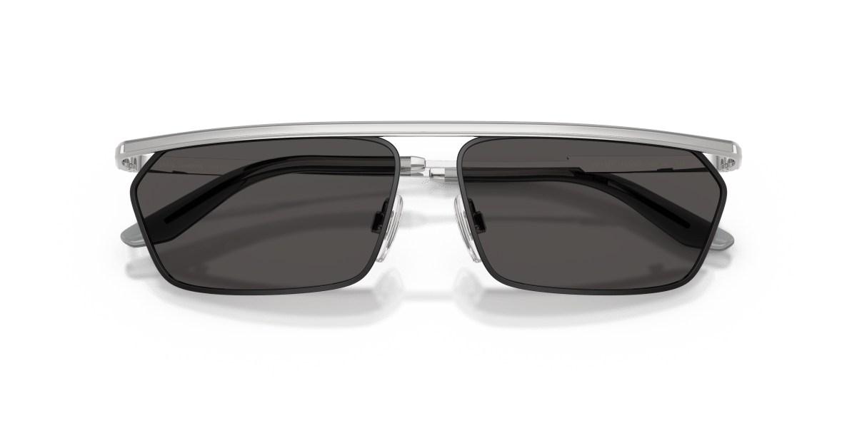 0DG2327 Silver/Matte Black close front view image 5 barcode 8056262581834