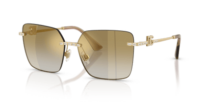 0DG2332B Gold / Gradient Light Brown Mirror Gold (02/6E) three quarter view image 1 barcode 8056262855416
