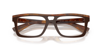 0DG3431 Top Brown/Pearl Gold & Brown close front view image 5 barcode 8056262582091