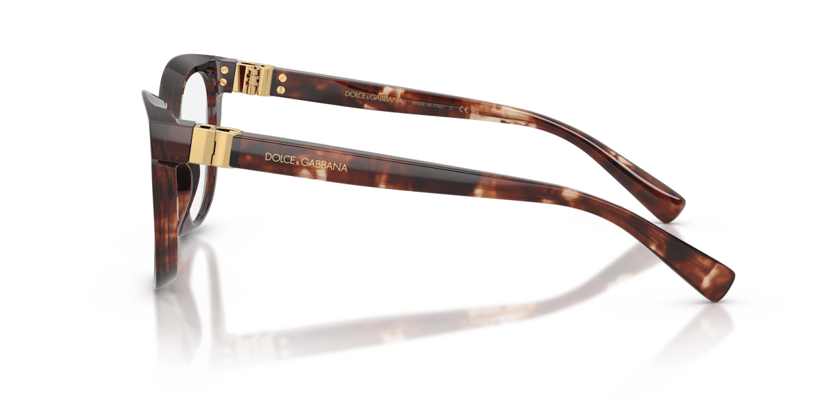 0DG3437 Dark Red Havana side view image 2 barcode 8056262832301