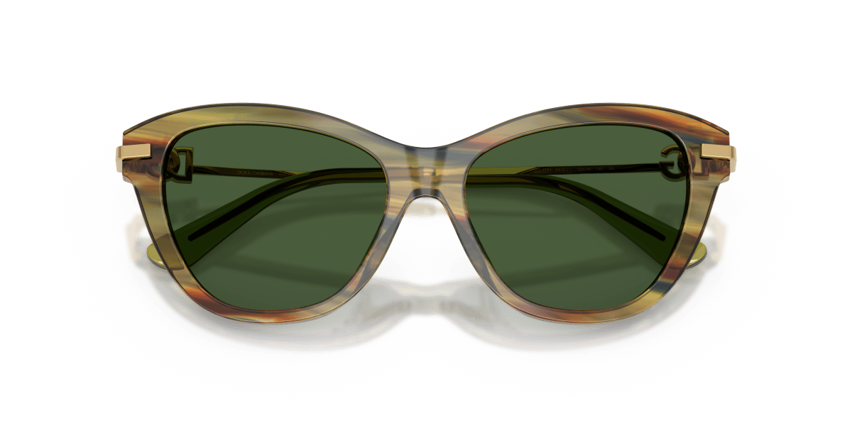 0DG4534 Striped Green Transparent close front view image 5 barcode 8056262835043