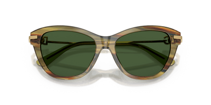 0DG4534 Striped Green Transparent close front view image 5 barcode 8056262835043