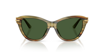 0DG4534 Striped Green Transparent front view image 4 barcode 8056262835043