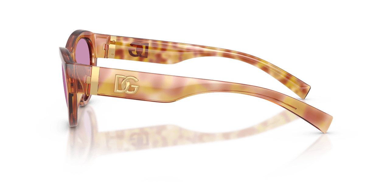 0DG6207 Violet Havana side view image 2 barcode 8056262847275