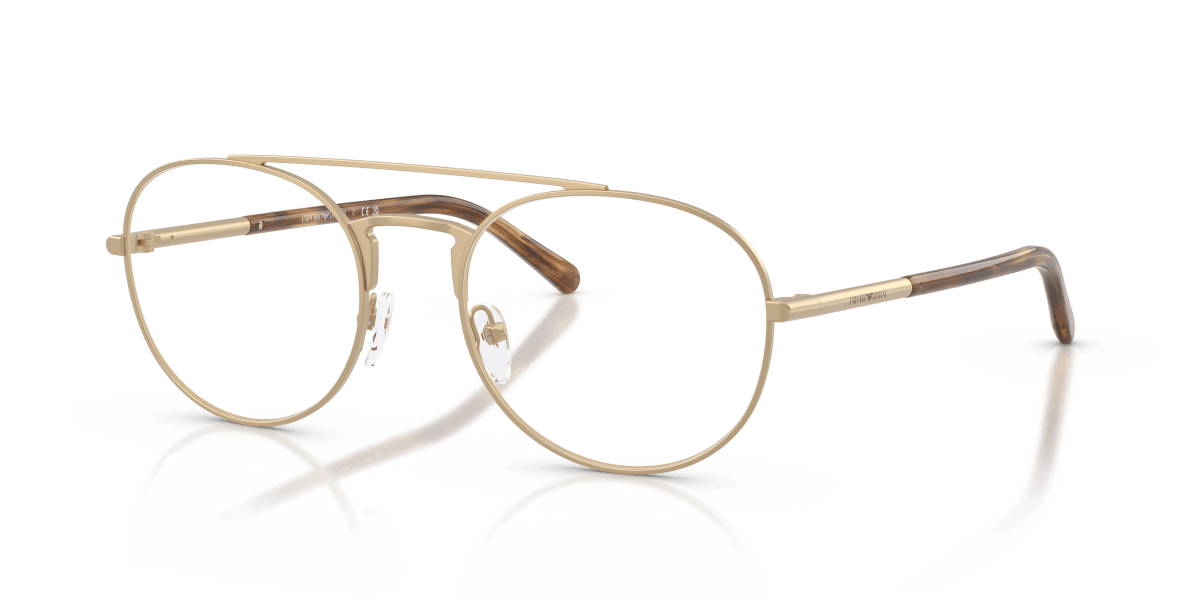 0EA1178 Matte Pale Gold / Demo Lens (3421) three quarter view image 1 barcode 8056262661970