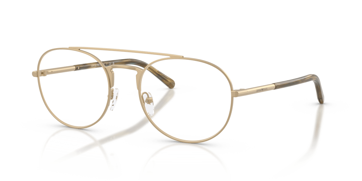 0EA1178 Matte Pale Gold / Demo Lens (3422) three quarter view image 1 barcode 8056262661994