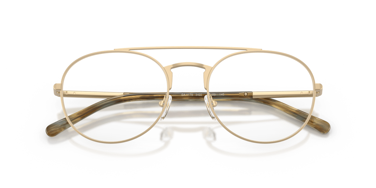 0EA1178 Matte Pale Gold / Demo Lens (3422) close front view image 5 barcode 8056262661994