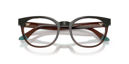 0EA3274 Transparent Brown/Teal close front view image 5 barcode 8056262584200