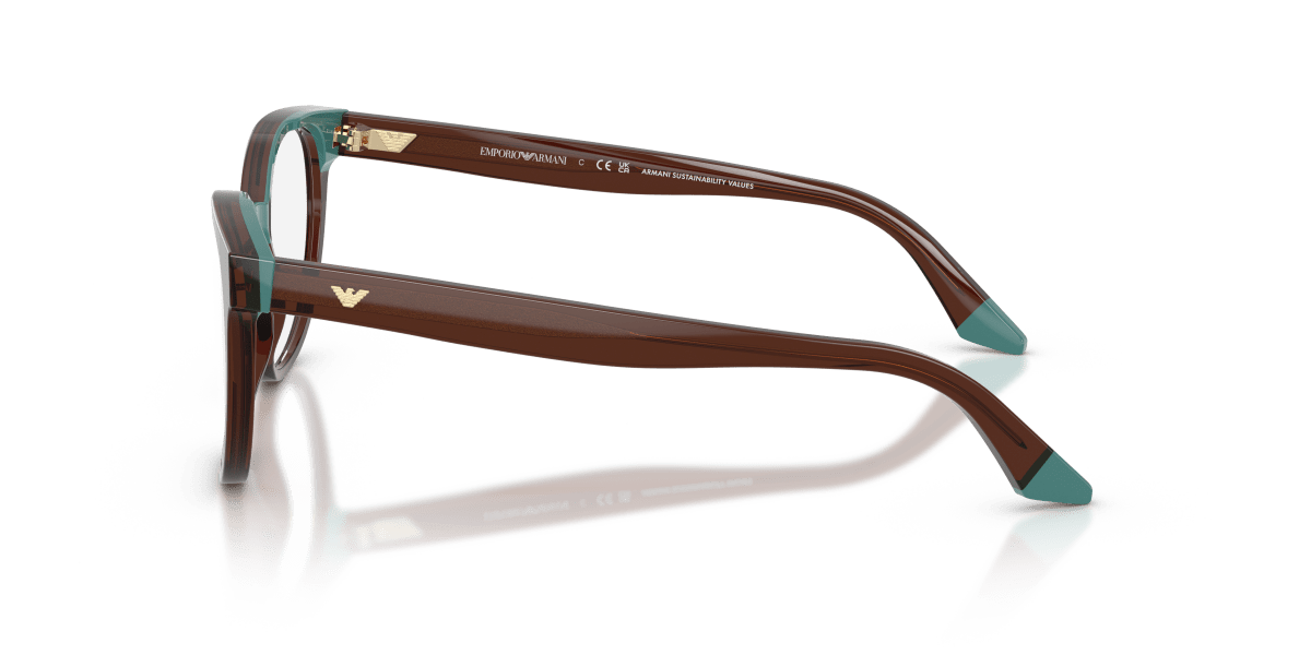 0EA3274 Transparent Brown/Teal side view image 2 barcode 8056262584194
