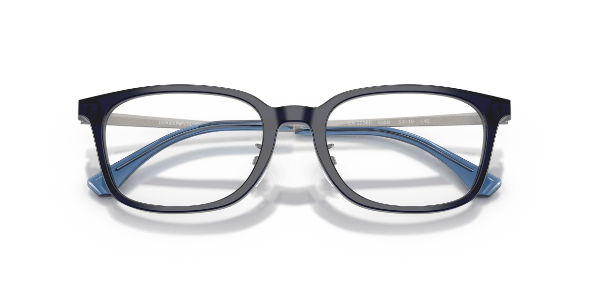 0EA3296D Shiny Transparent Blue close front view image 5 barcode 8056262979839