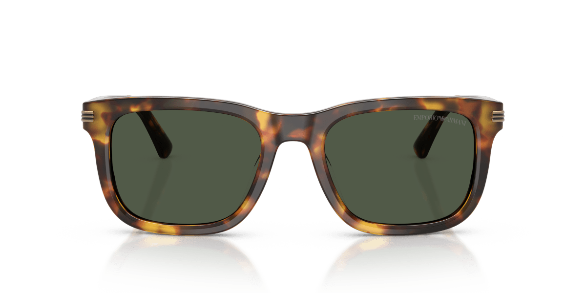 0EA4282U Shiny Havana Brown / Dark Green Polarized (59939A) front view image 4 barcode 8056262980903