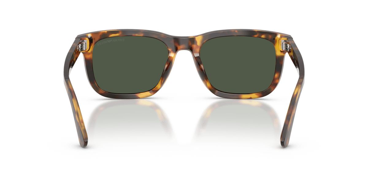 0EA4282U Shiny Havana Brown / Dark Green Polarized (59939A) rear view image 3 barcode 8056262980903