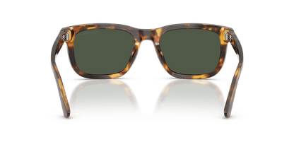 0EA4282U Shiny Havana Brown / Dark Green Polarized (59939A) rear view image 3 barcode 8056262980903