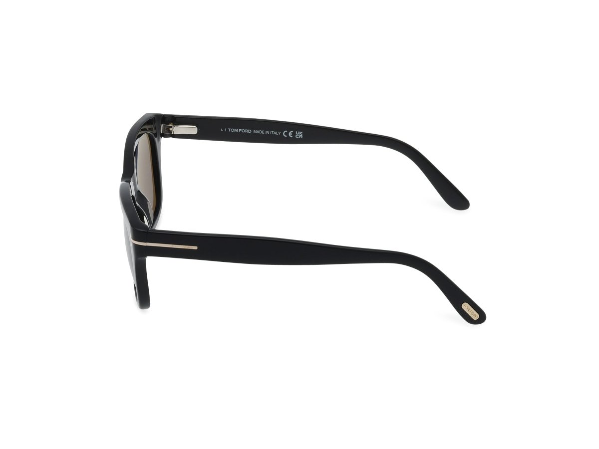 Shiny Black Male Sunglasses Tom Ford 889214496003