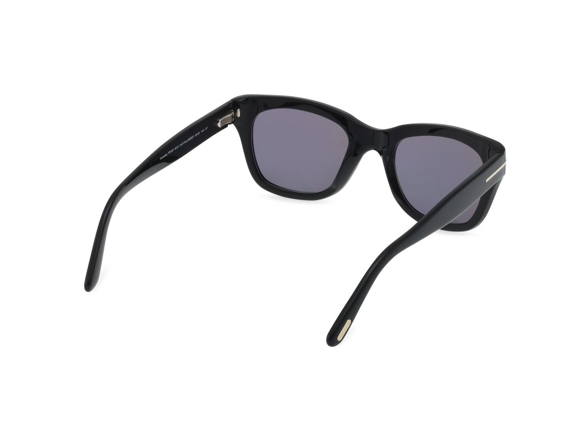 Shiny Black Male Sunglasses Tom Ford 889214496003