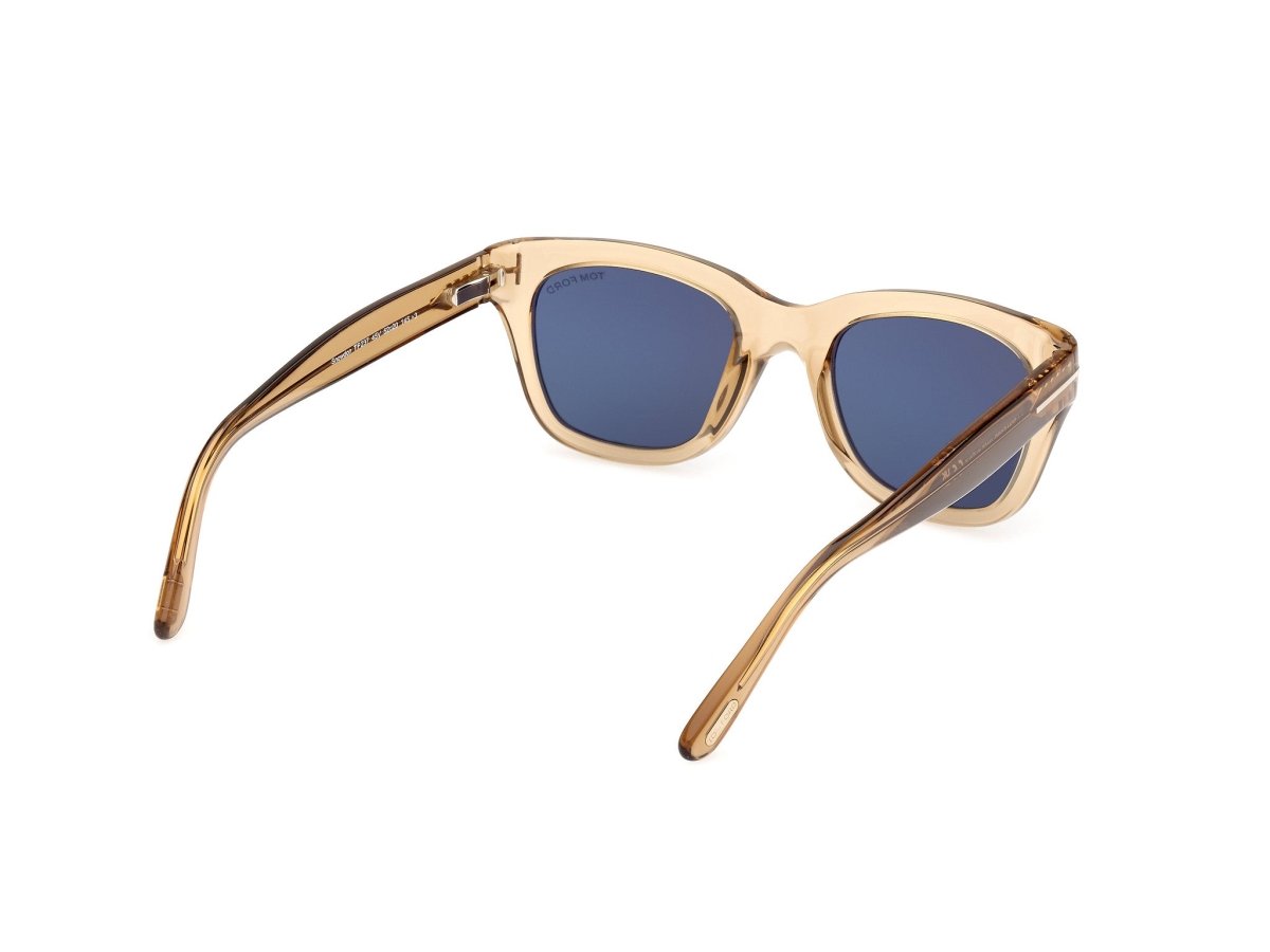 Shiny Light Brown Male Sunglasses Tom Ford 889214496010